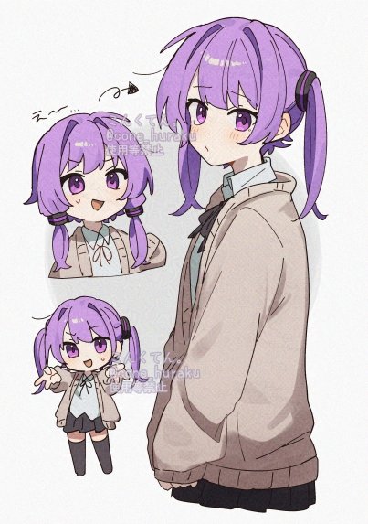 yuzuki yukari (voiceroid) drawn by corn_kuten