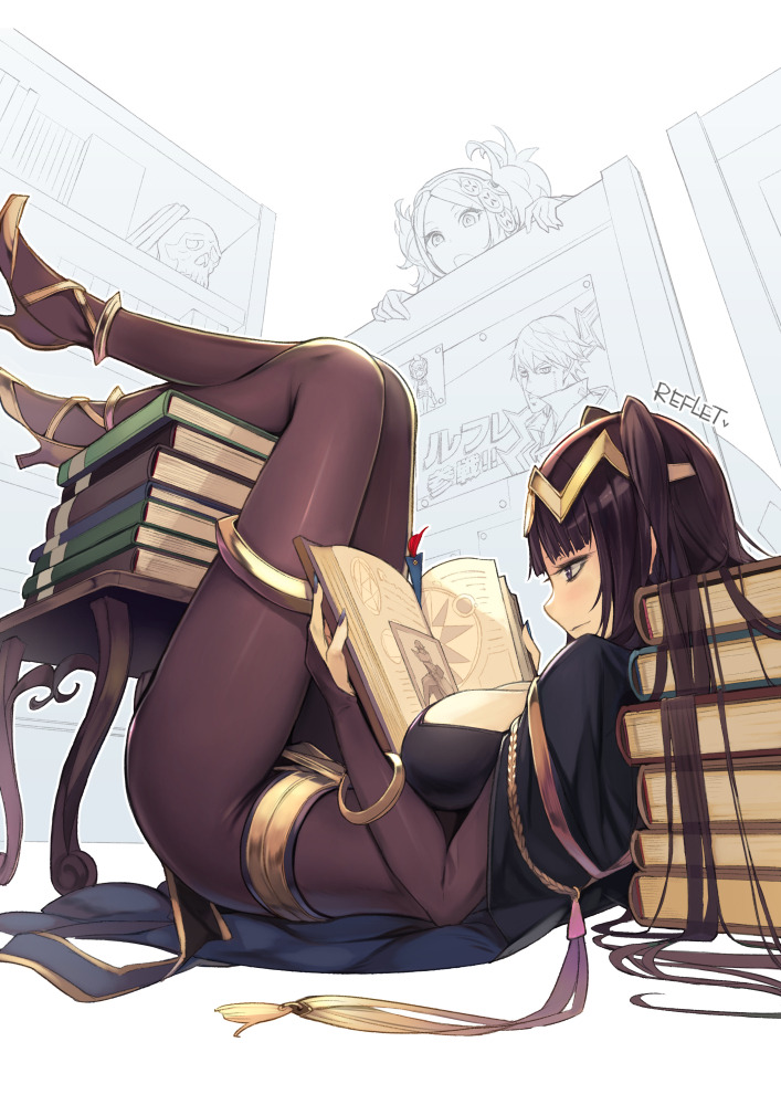 male robin, tharja, and lissa (fire emblem and 1 more) drawn by kurosawa_tetsu