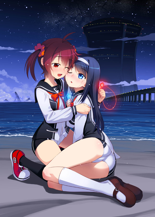 isshiki akane and futaba aoi (vividred operation) drawn by koume_keito