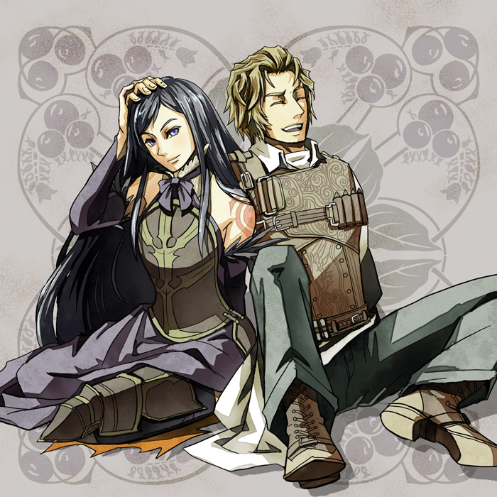 shanoa and albus (castlevania and 1 more) drawn by makihara