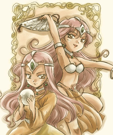 manya and minea (dragon quest and 1 more)