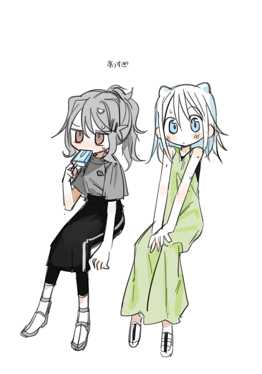 agoshi sakina and takada shiyuki (null-meta) drawn by kokaki_mumose