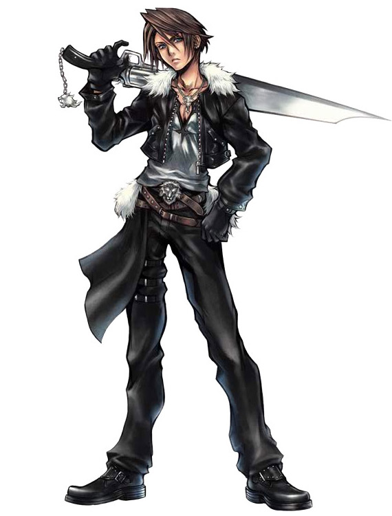 squall leonhart (final fantasy and 2 more) drawn by nomura_tetsuya