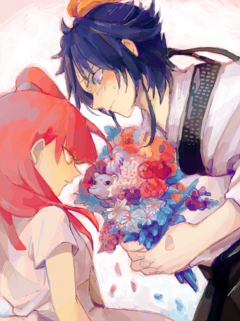 morgiana and ren hakuryuu (magi the labyrinth of magic) drawn by kasabuta