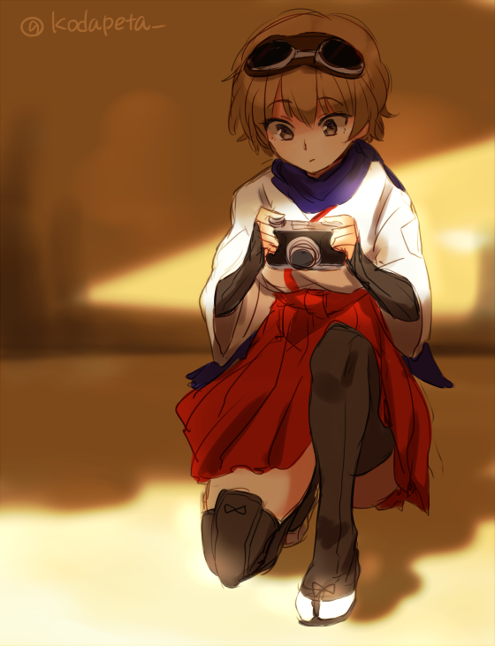katou keiko (world witches series and 1 more) drawn by kodamari