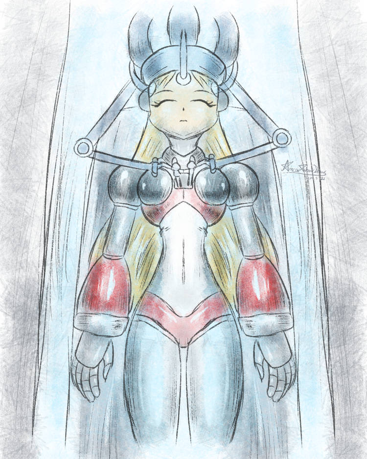 roll and hyper roll (mega man and 1 more) drawn by ameerashourdraws