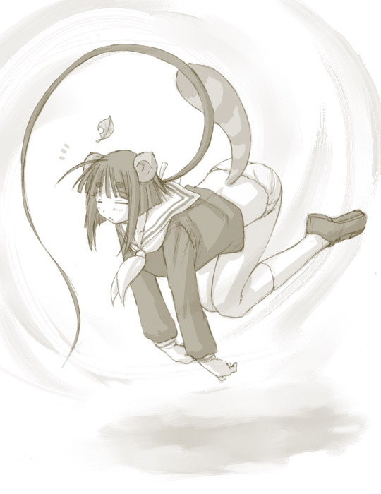 nagase kaede (mahou sensei negima!) drawn by kasuga_yukihito