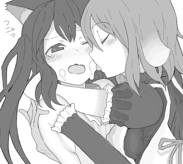 nakano azusa and hirasawa yui (k-on!) drawn by kuzu_kow