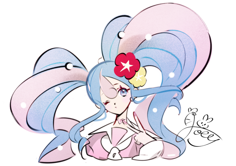 hatsune miku and fairy miku (pokemon and 2 more) drawn by comfeer