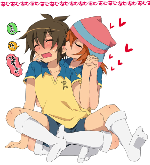 handa shin'ichi and matsuno kuusuke (inazuma eleven) drawn by futaba_841