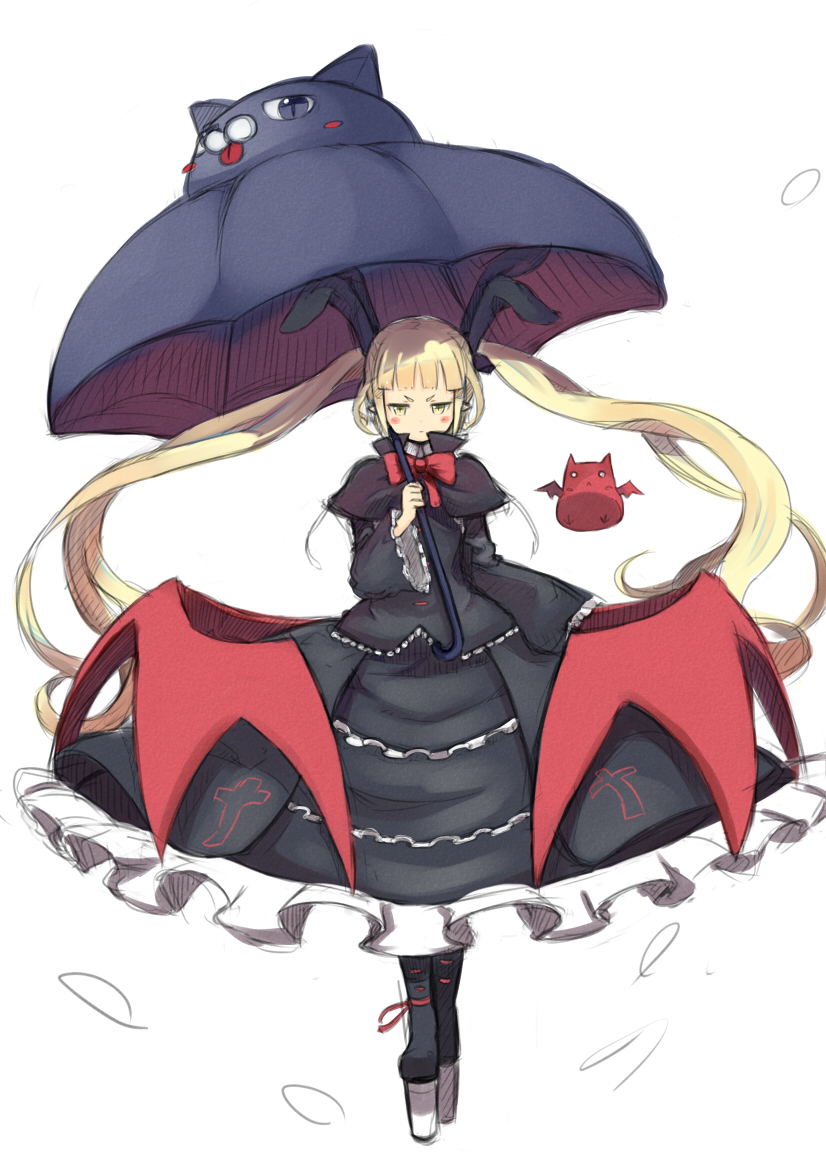 rachel alucard, gii, and nago (blazblue) drawn by morikawa_(futomayu)