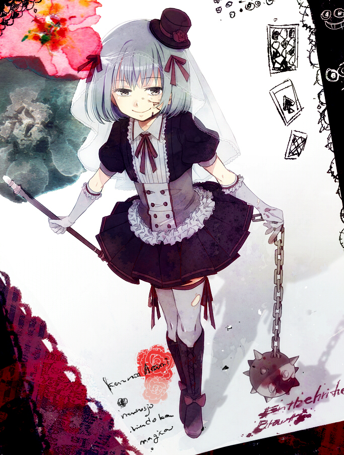 kanna asumi (mahou shoujo madoka magica) drawn by ehoumaki_otoko
