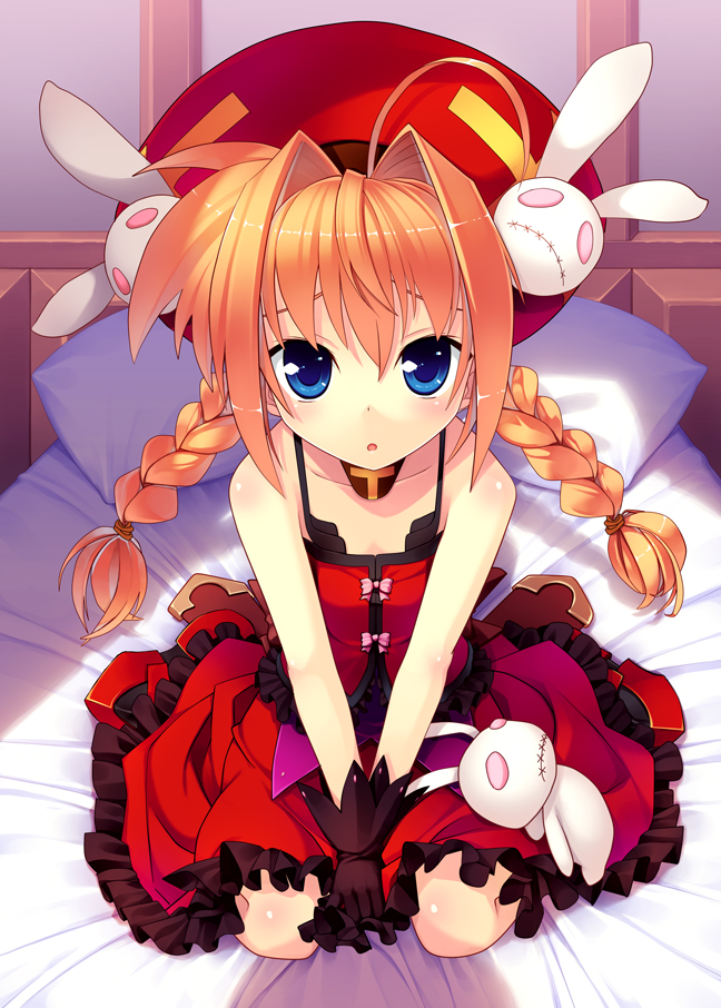 vita and noroi usagi (lyrical nanoha and 2 more) drawn by himukai_kyousuke