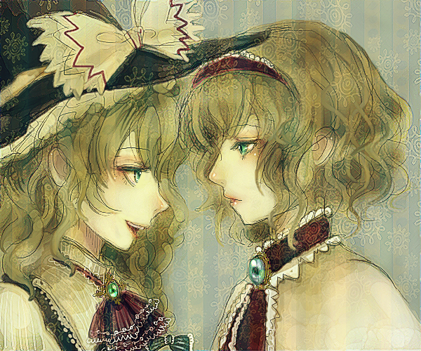 kirisame marisa and alice margatroid (touhou) drawn by katari