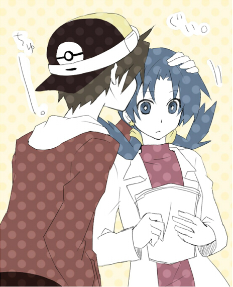 ethan and kris (pokemon and 1 more) drawn by kudou_chika