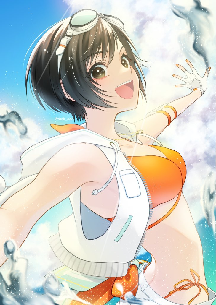 yuffie kisaragi (final fantasy and 2 more) drawn by mdk_ooo