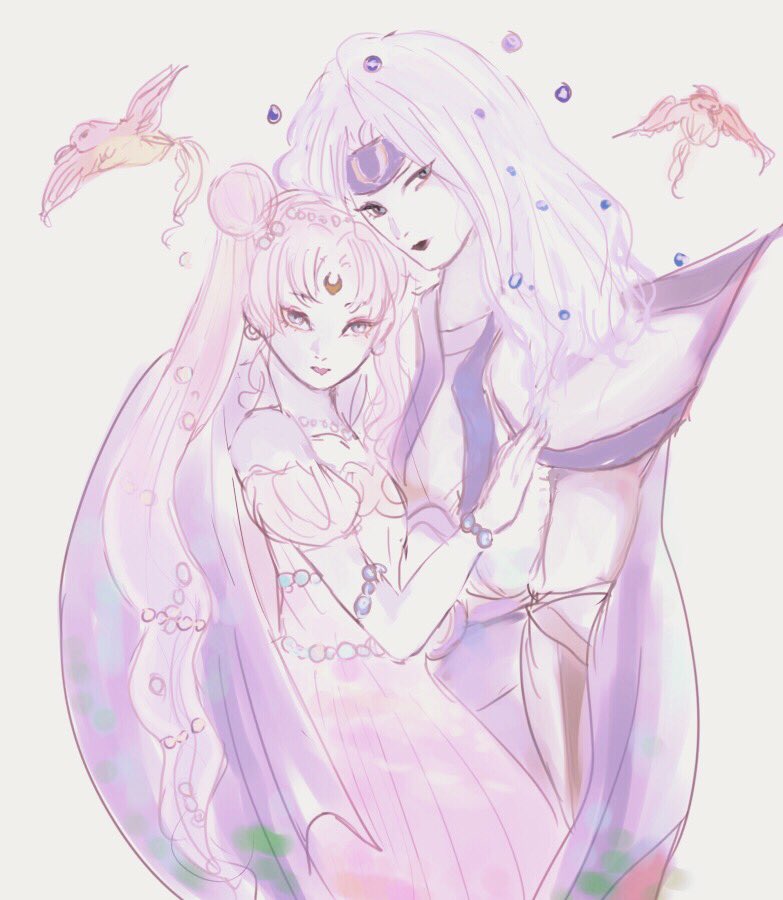 tsukino usagi, princess serenity, and cecil harvey (final fantasy and 2 more)