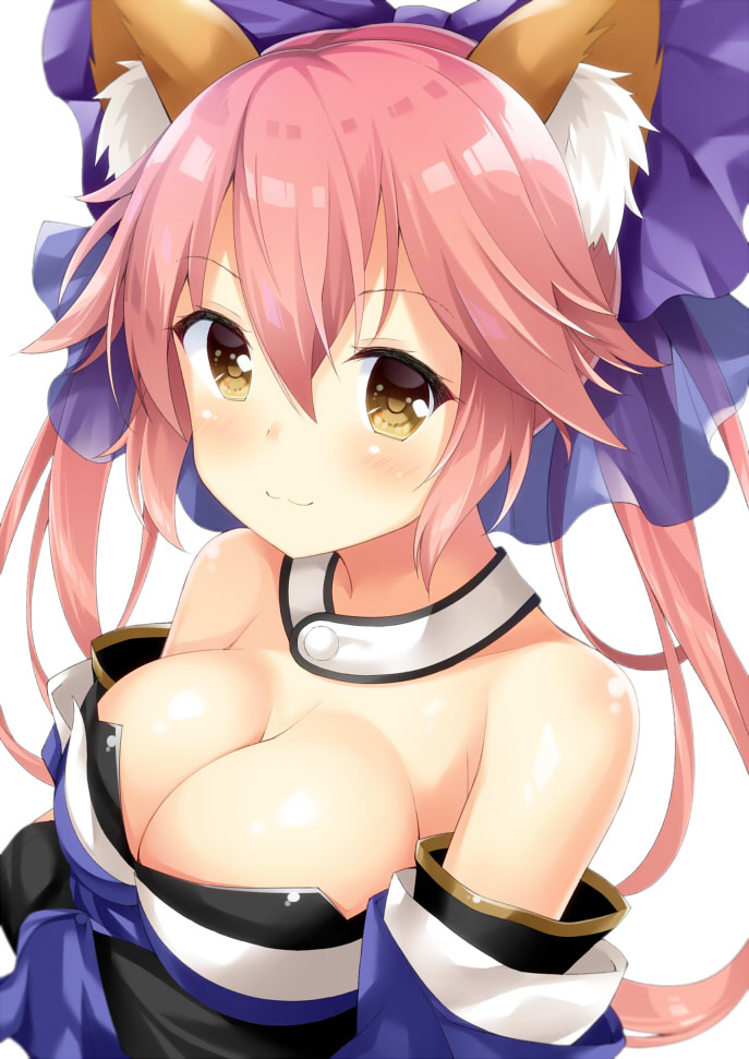 tamamo and tamamo no mae (fate and 1 more) drawn by maccha