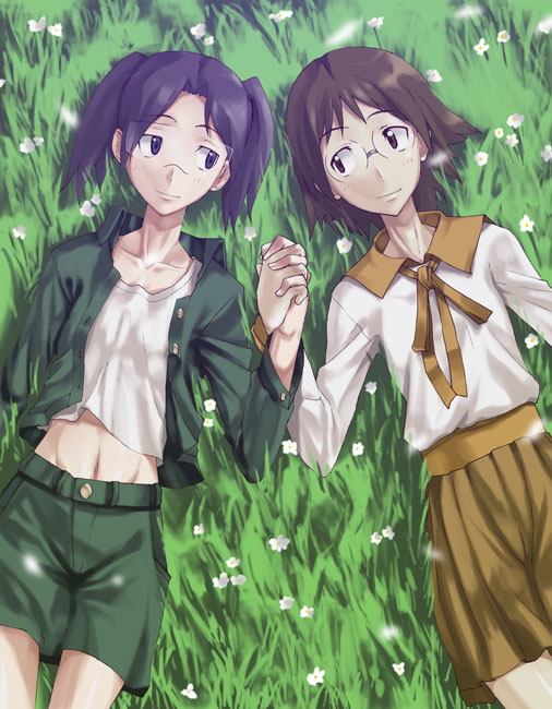amasawa yuuko and okonogi yuuko (dennou coil) drawn by ifuji_shinsen