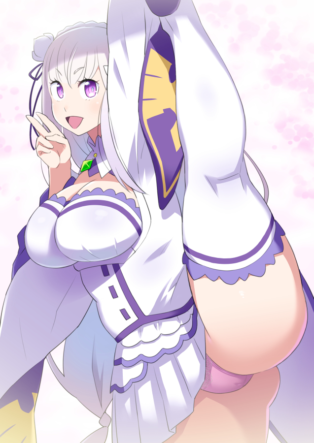 emilia (re:zero kara hajimeru isekai seikatsu) drawn by tetrodotoxin