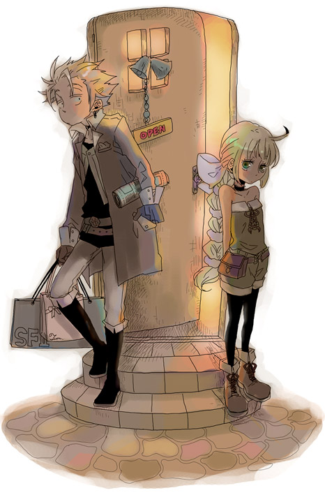 virginia knights and roberto (saga and 1 more) drawn by chimaki_(impressiveanarchy)