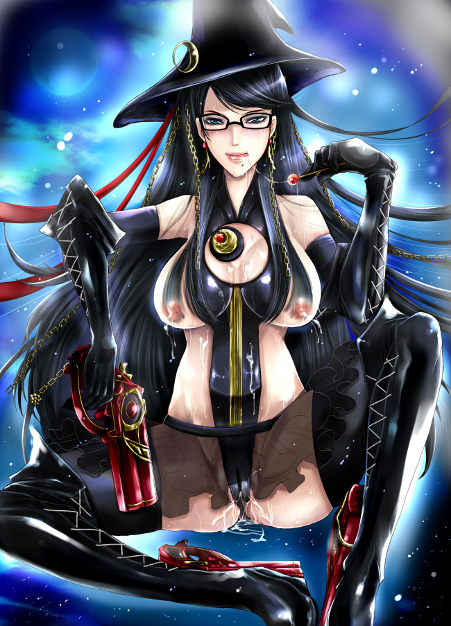 bayonetta (bayonetta and 1 more) drawn by riria