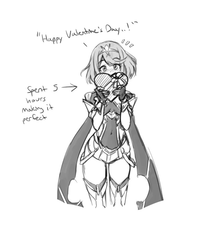 pyra (xenoblade chronicles and 1 more) drawn by athenawyrm
