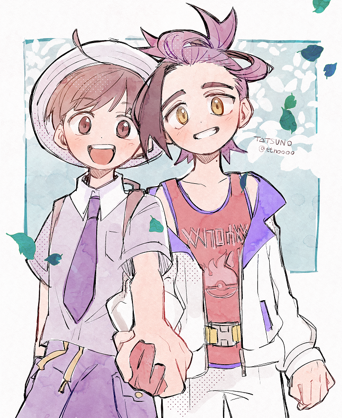 kieran and florian (pokemon and 1 more) drawn by ttnoooo