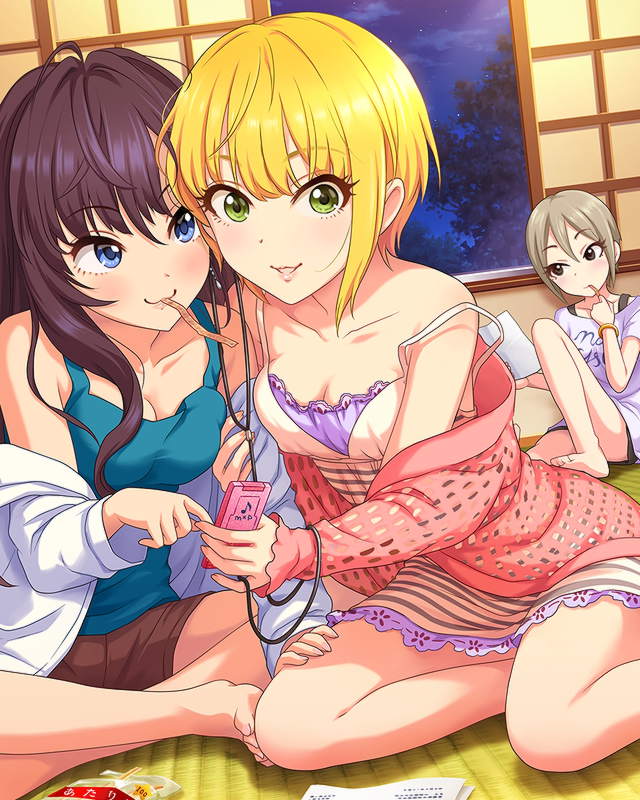 ichinose shiki, miyamoto frederica, and shiomi syuko (idolmaster and 1 more)