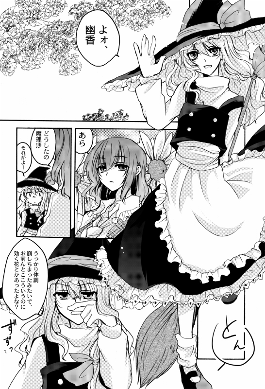 kirisame marisa and kazami yuuka (touhou) drawn by hiyori7