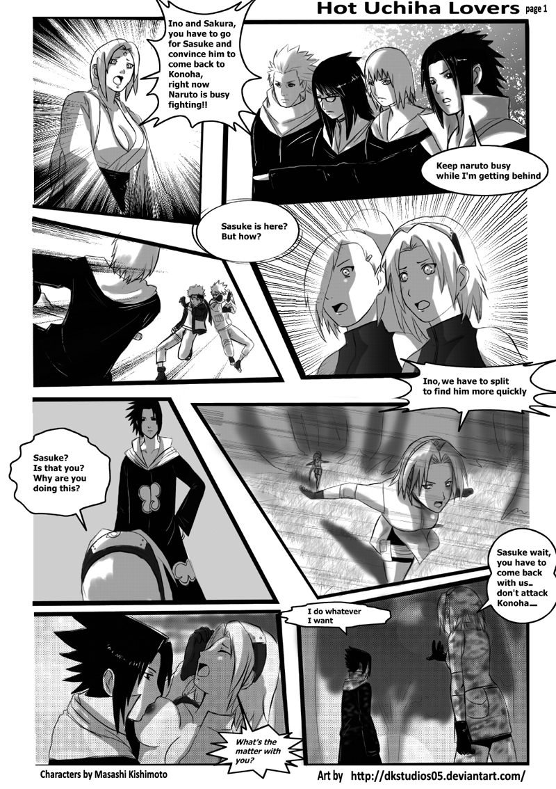 haruno sakura, uzumaki naruto, uchiha sasuke, tsunade, yamanaka ino, and 4 more (naruto and 1 more) drawn by dkstudios05