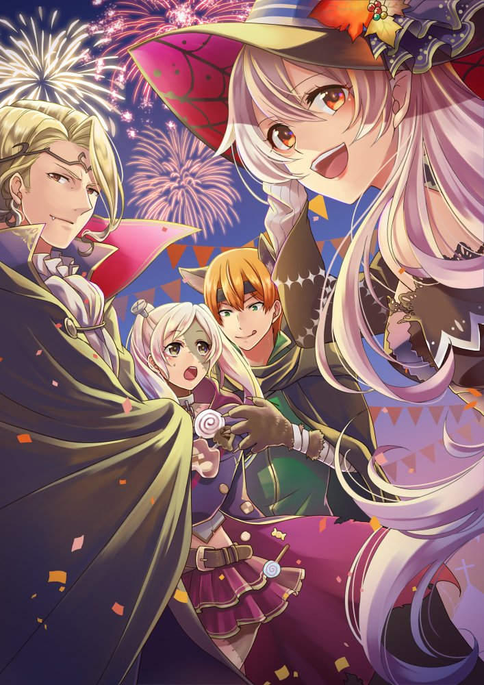 female corrin, female robin, xander, and gaius (fire emblem and 3 more) drawn by ichino_tomizuki