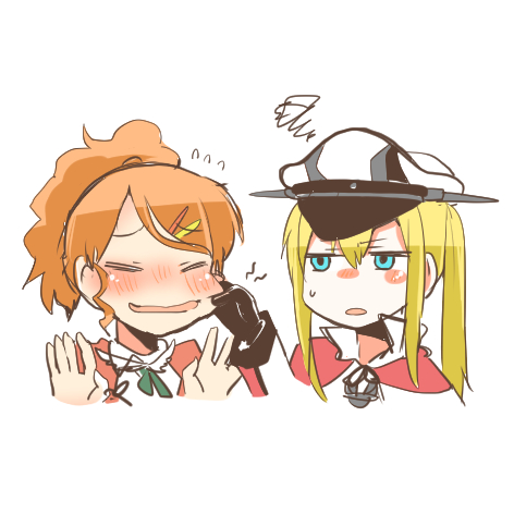 graf zeppelin and aquila (kantai collection) drawn by rebecca_(keinelove)