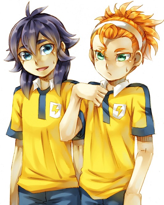 kishibe taiga and kita ichiban (inazuma eleven and 1 more) drawn by cr72