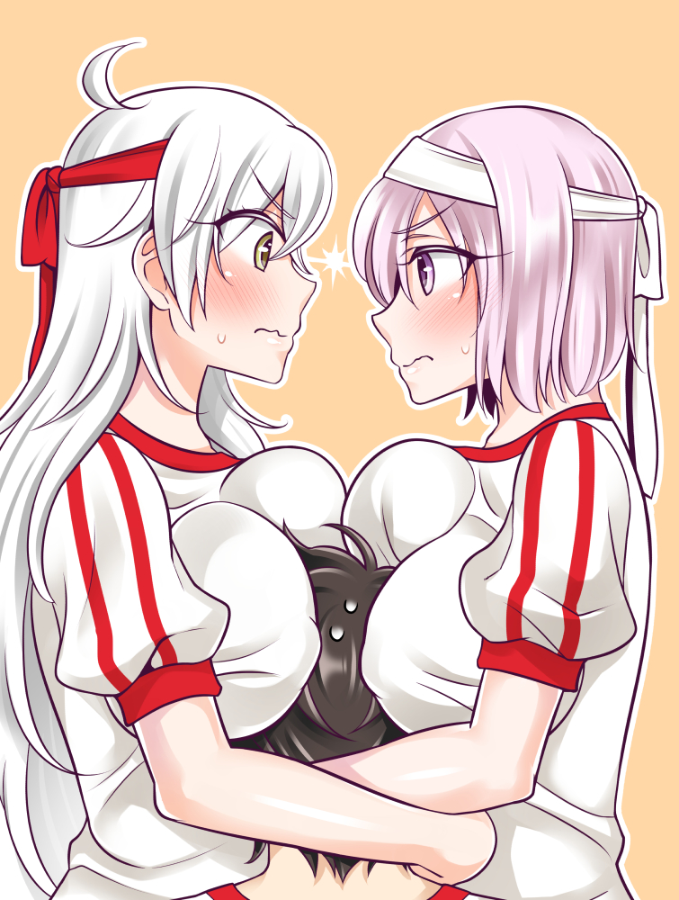 mash kyrielight, fujimaru ritsuka, and olga marie animusphere (fate and 1 more) drawn by yakisobapan_tarou_&_negitoro-ko