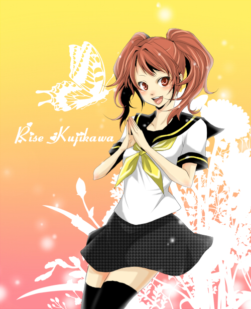 kujikawa rise (persona and 1 more) drawn by saku_tsuki_arata