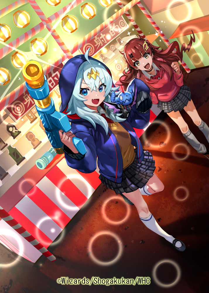 maguma mega and kumada suzu (duel masters and 1 more) drawn by ichimaru_kisuke