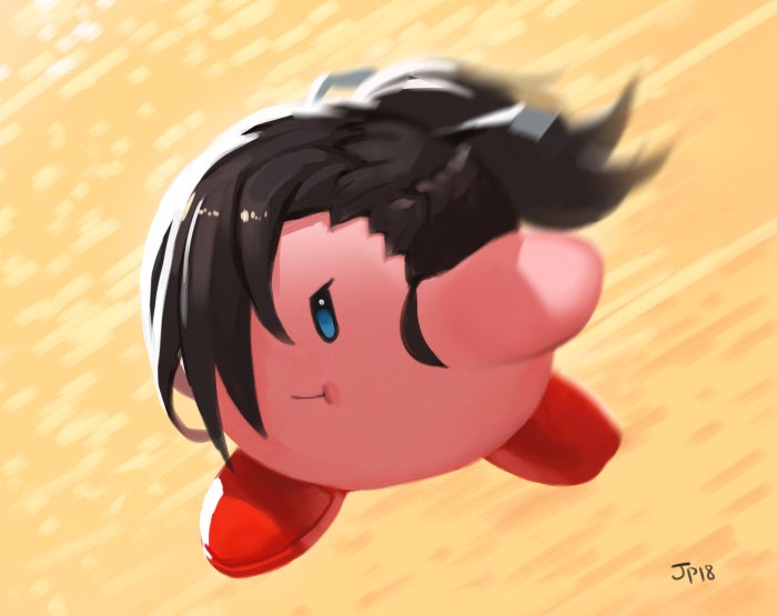 kirby and kagero (fire emblem and 3 more) drawn by ochrejelly