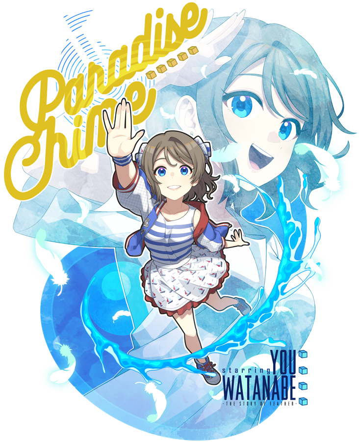 watanabe you (love live! and 1 more) drawn by waste-man