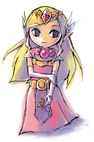 princess zelda and toon zelda (the legend of zelda and 1 more)