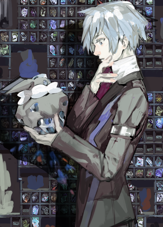 steven stone and carbink (pokemon and 1 more) drawn by nishihara_isao