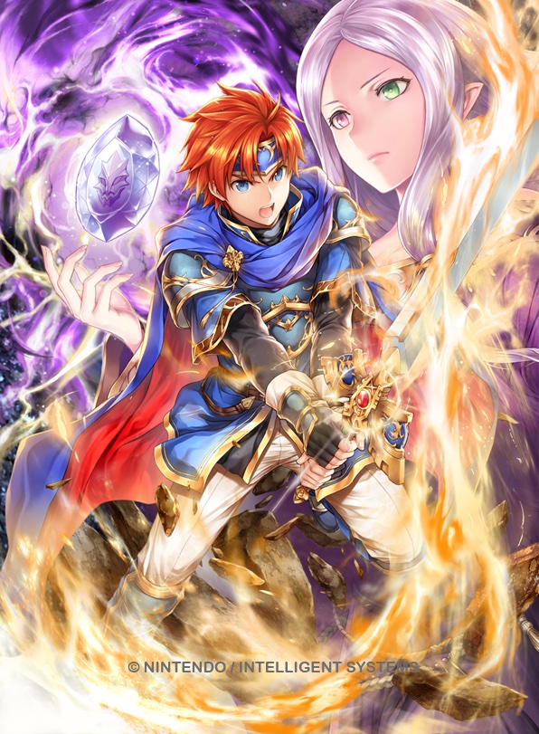 roy and idunn (fire emblem and 2 more) drawn by yamada_koutarou