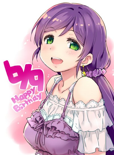 tojo nozomi (love live! and 1 more) drawn by duke_(inu_daimyou)