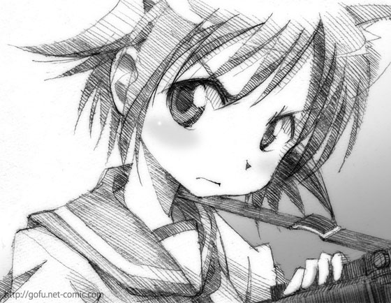 miyafuji yoshika (world witches series and 1 more) drawn by gofu