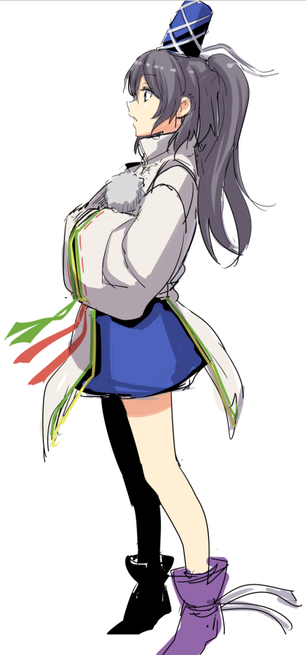 mononobe no futo (touhou) drawn by leon_(mikiri_hassha)