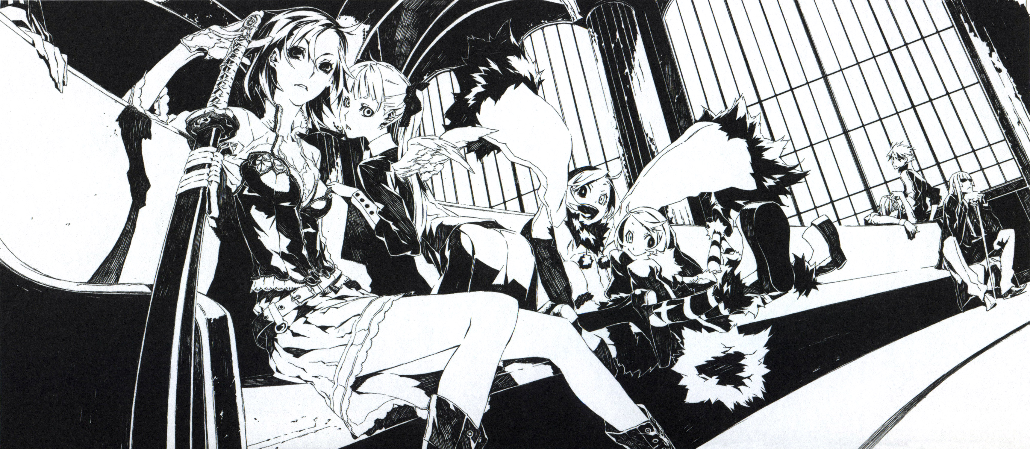 Fuyumine Naoto Haine Rammsteiner Noki Luki Badou Nails And 1 More Dogs Bullets Carnage Drawn By Miwa Shirow Danbooru Fuyumine Naoto Haine Rammsteiner Noki Luki Badou Nails And 1 More Dogs Bullets Carnage Drawn By Miwa Shirow Danbooru
