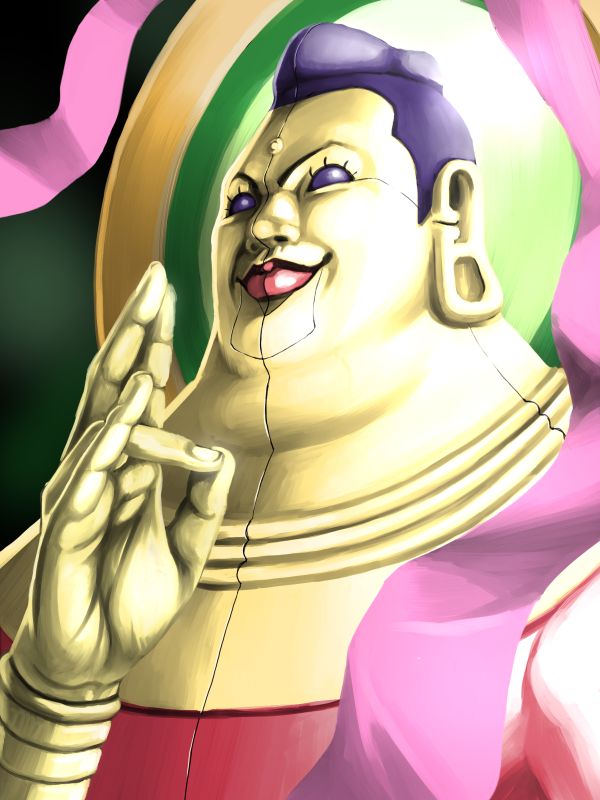 maitreya (shin megami tensei and 1 more) drawn by bolerou01