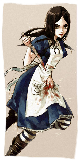 alice liddell (american mcgee's alice and 1 more) drawn by pxxxx