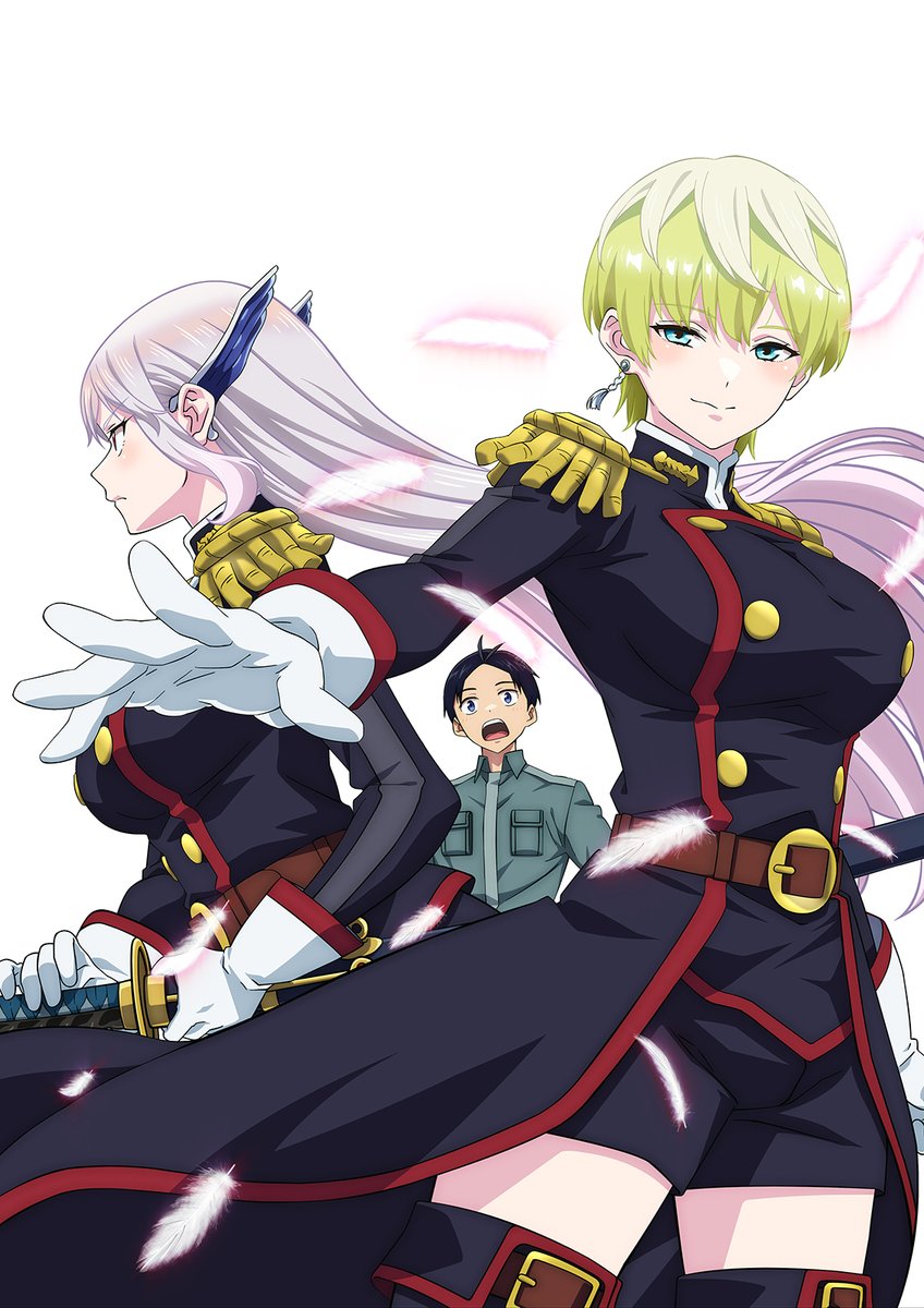 izumo tenka, uzen kyouka, and wakura yuuki (mato seihei no slave)