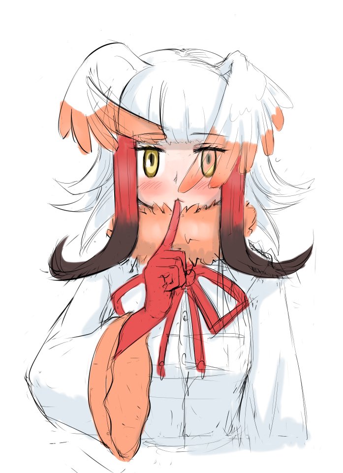 japanese crested ibis (kemono friends) drawn by aotsuki_tsutome